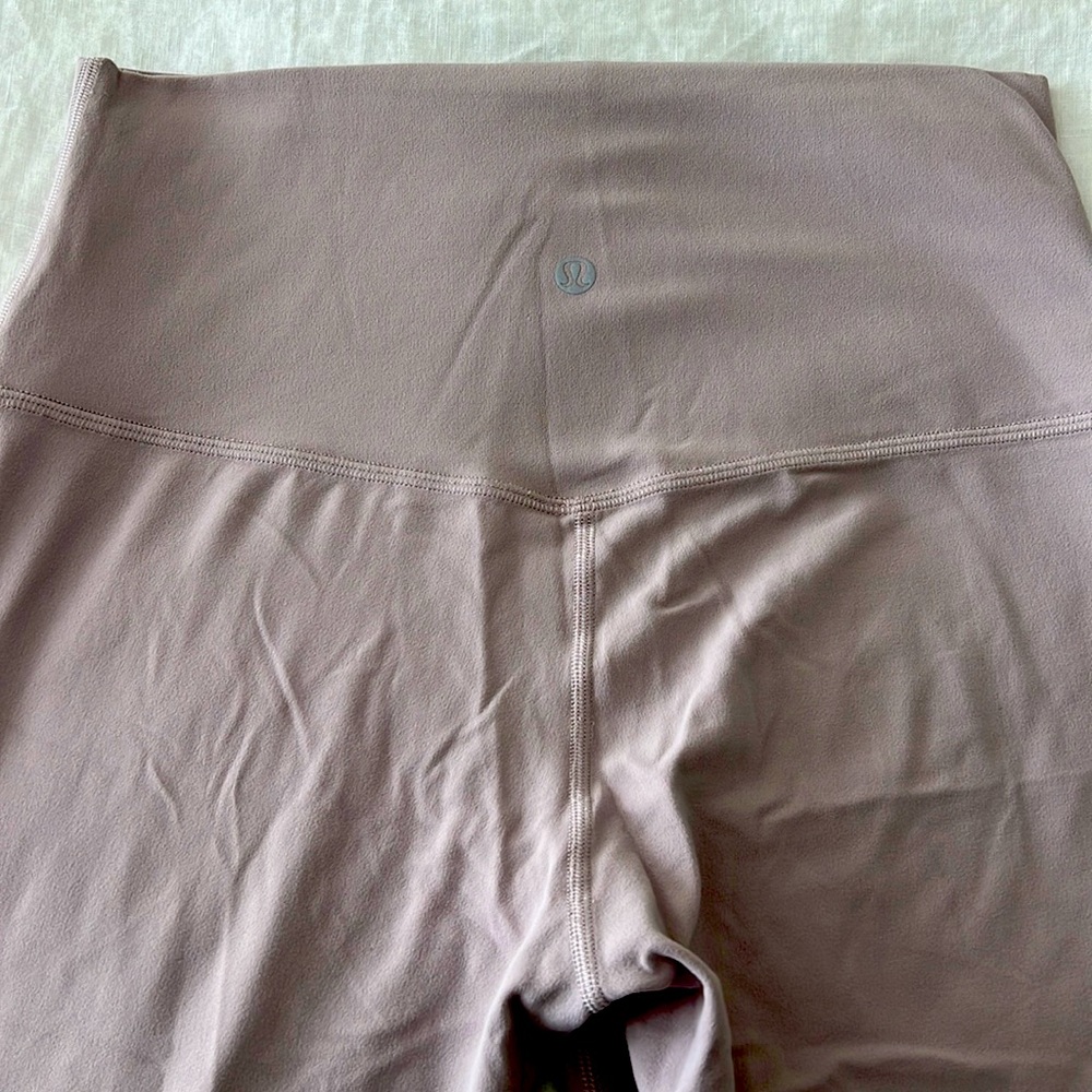 Light pink high waisted leggings lululemon